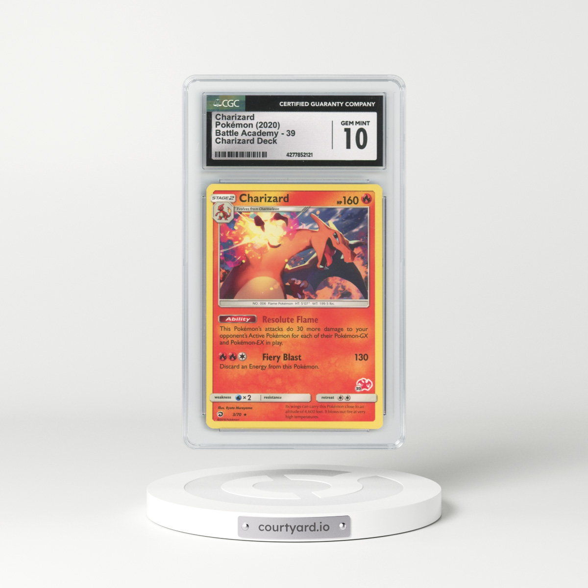 2020 Battle Academy #39 Charizard - Charizard Deck (CGC 10 GEM MINT)