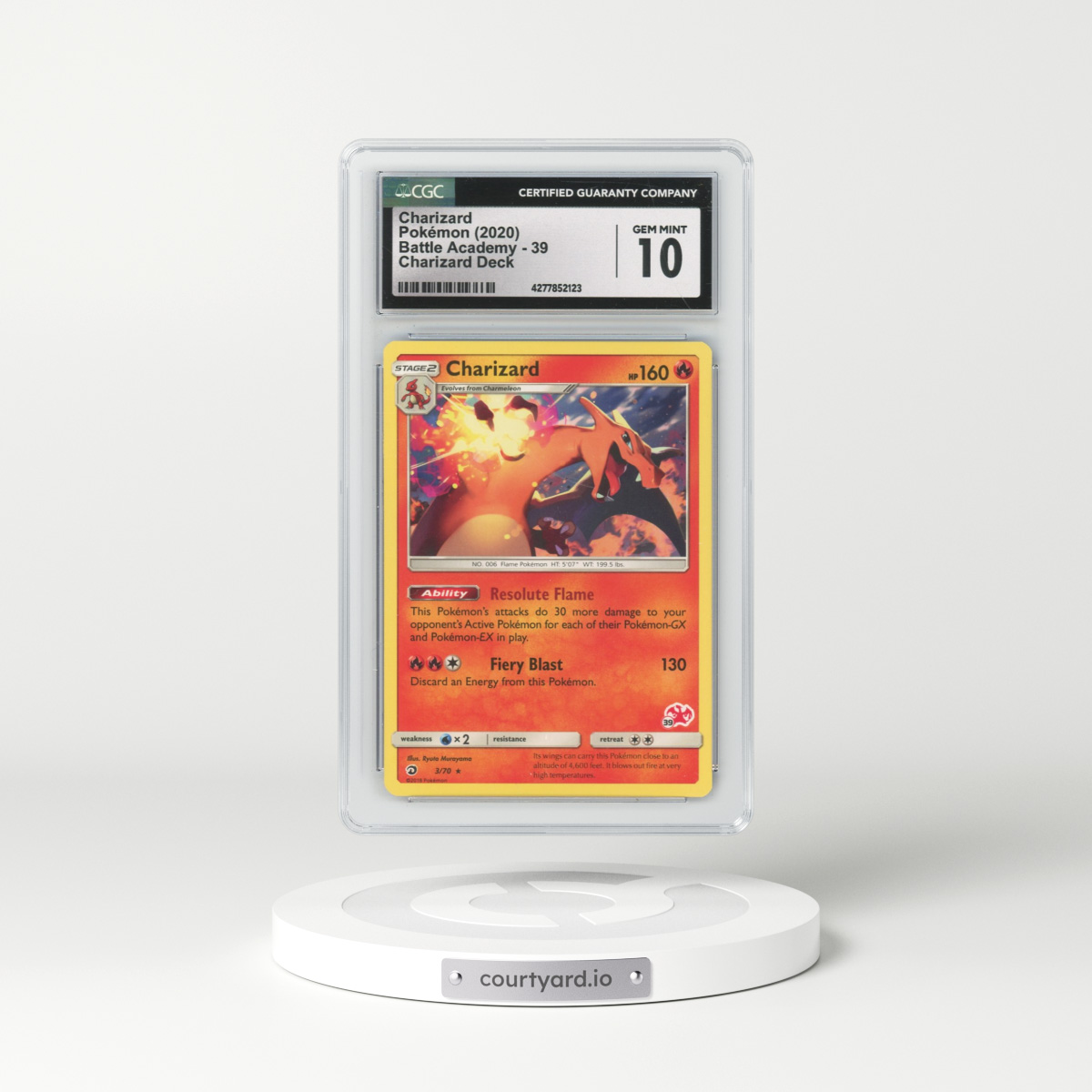 2020 Battle Academy #39 Charizard - Charizard Deck (CGC 10 GEM MINT)