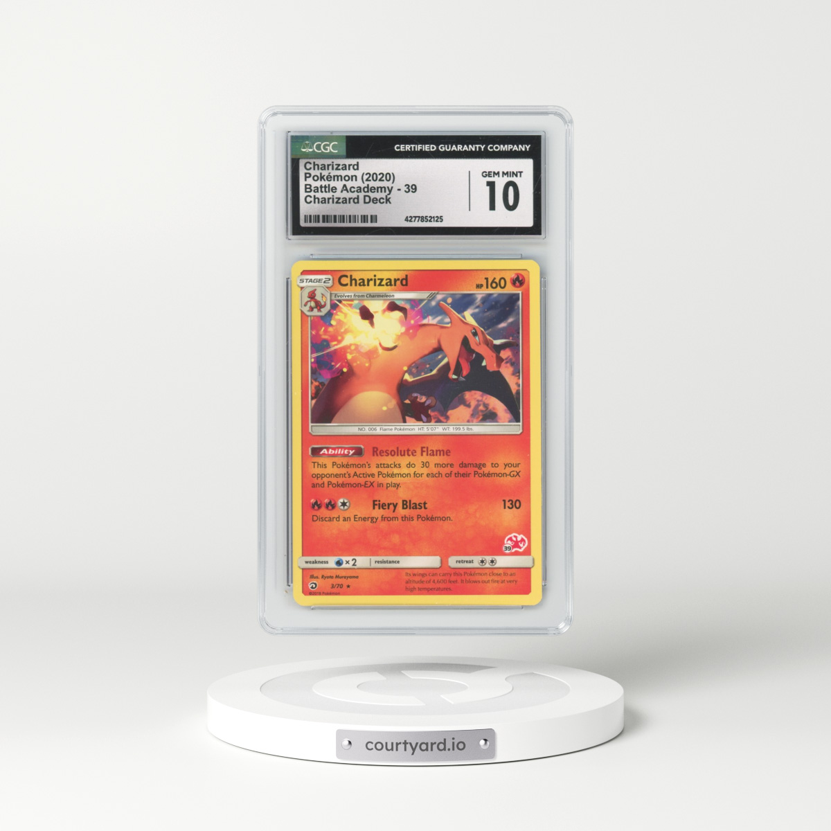 2020 Battle Academy #39 Charizard - Charizard Deck (CGC 10 GEM MINT)