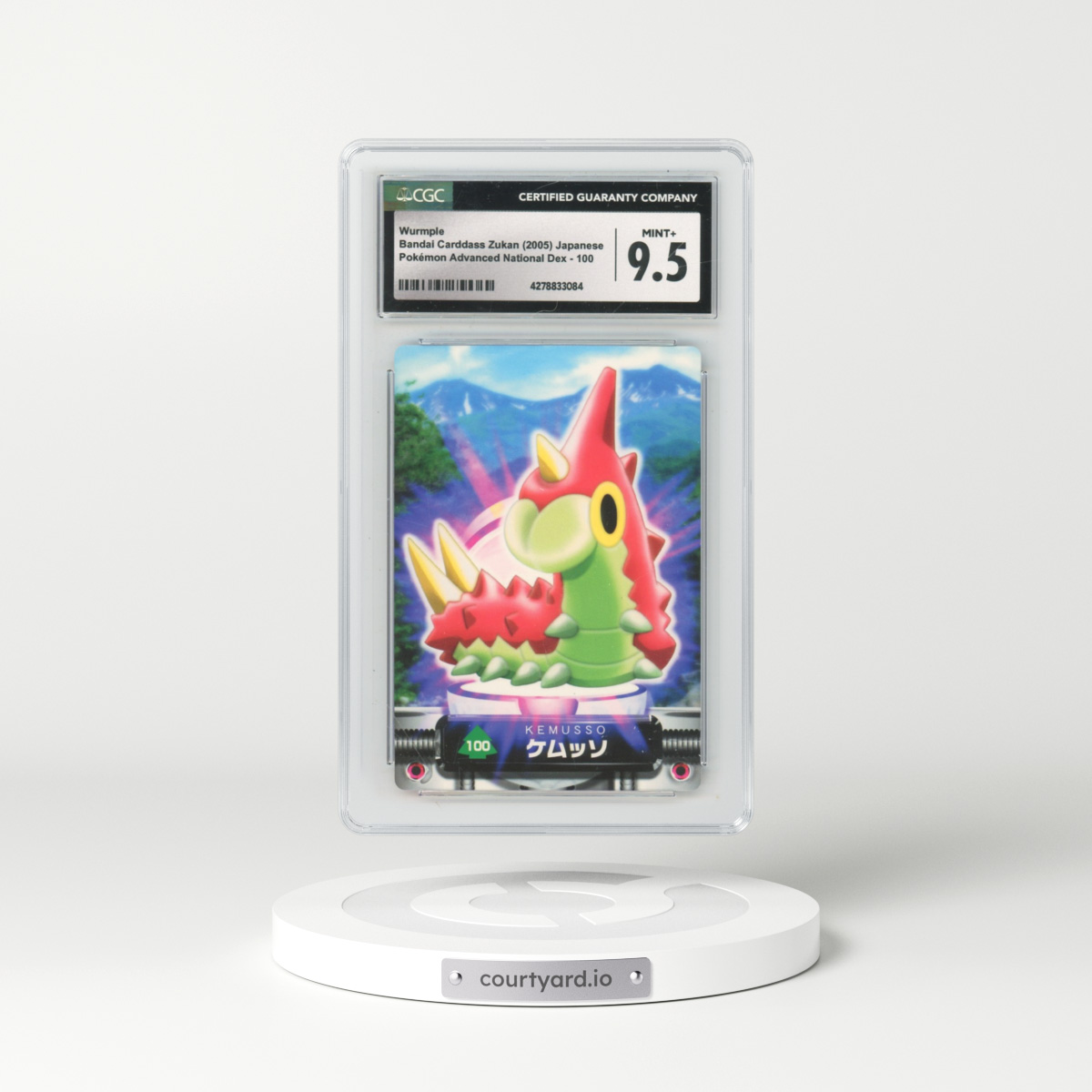 2004 Base Set (2004)(Non Bold Romanji Back) #100 Wurmple (CGC 9.5 MINT+)