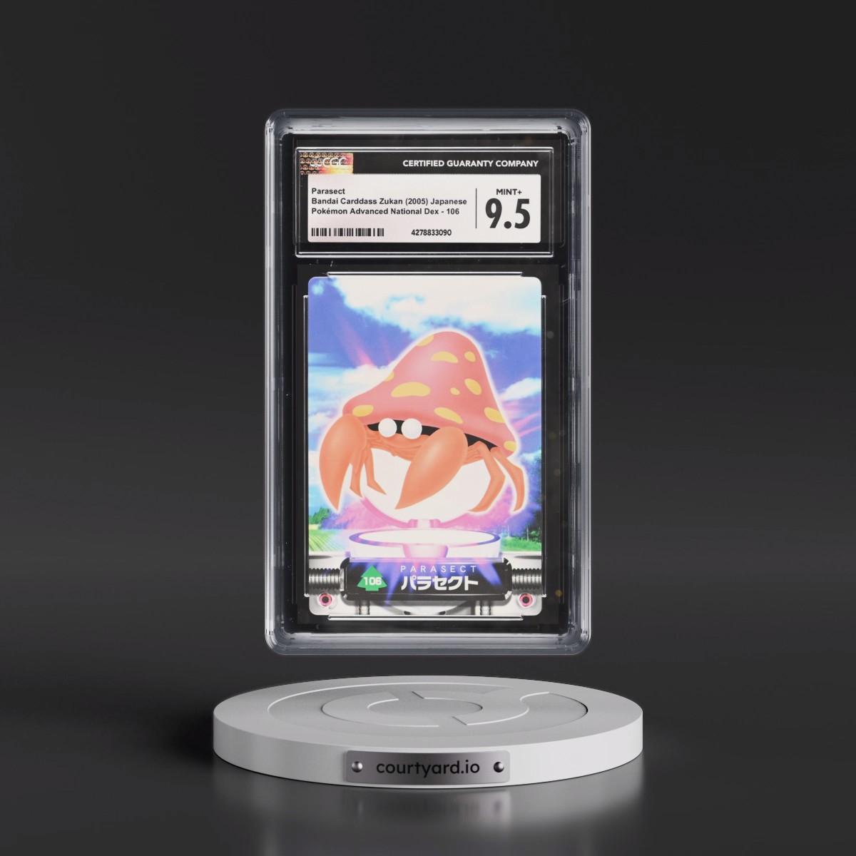 2003 Base Set (2004)(Non Bold Romanji Back) #106 Parasect (CGC 9.5 MINT+)
