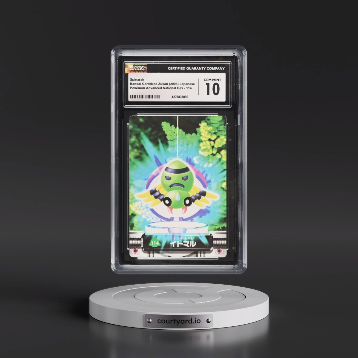 2003 Base Set (2005)(Bold Romanji Back) #114 Spinarak (CGC 10 GEM MINT)