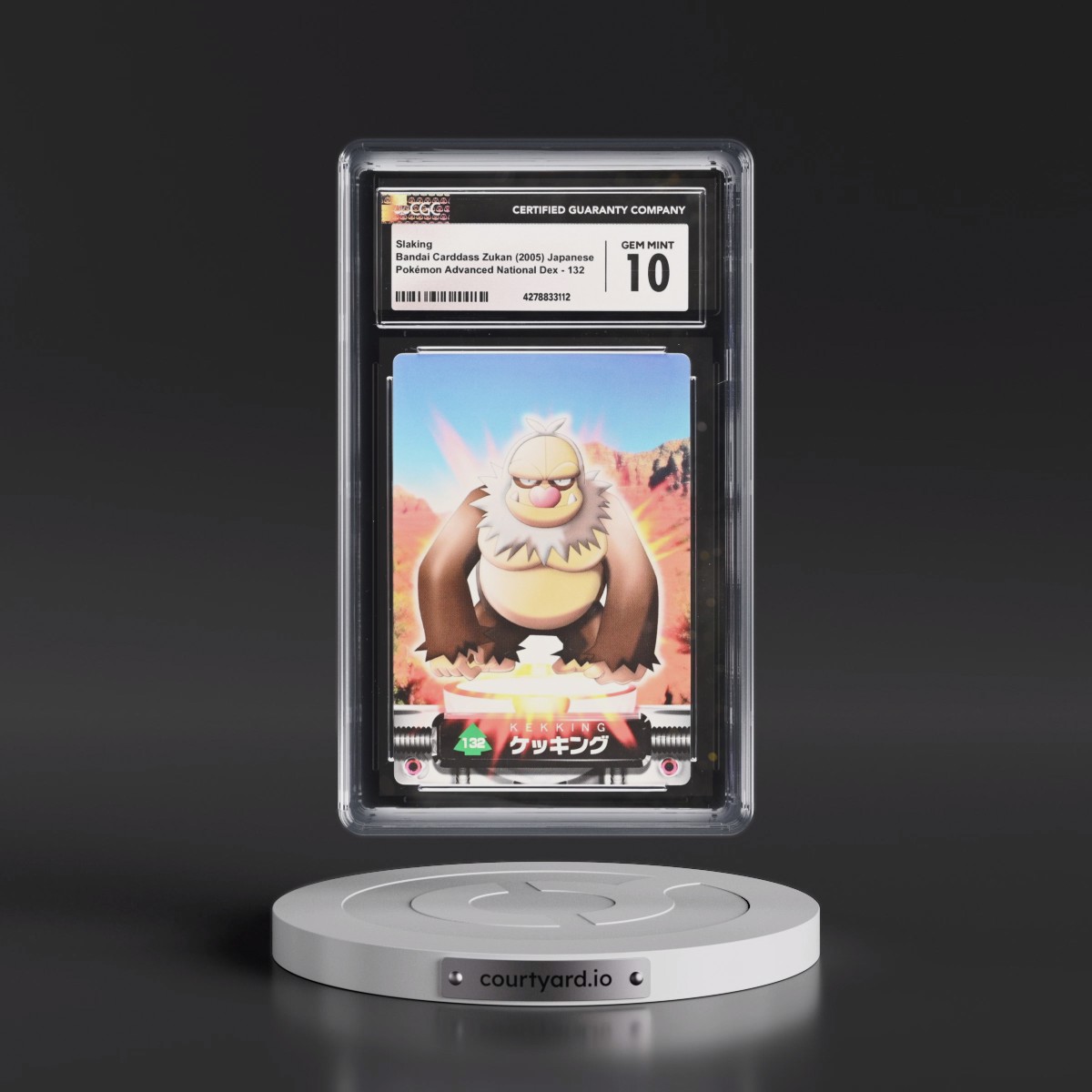 2003 Base Set (2005)(Bold Romanji Back) #132 Slaking (CGC 10 GEM MINT)
