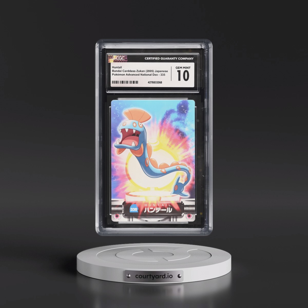 2003 Base Set (2005)(Bold Romanji Back) #335 Huntail (CGC 10 GEM MINT)