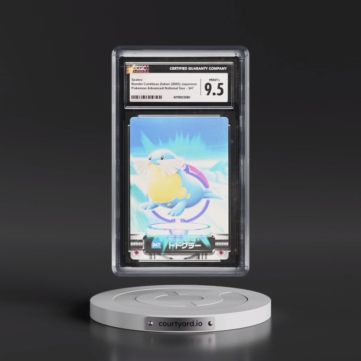 2003 Base Set (2005)(Bold Romanji Back) #347 Sealeo (CGC 9.5 MINT+)