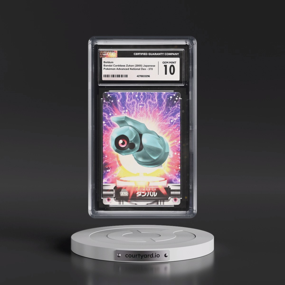 2003 Base Set (2005)(Bold Romanji Back) #370 Beldum (CGC 10 GEM MINT)