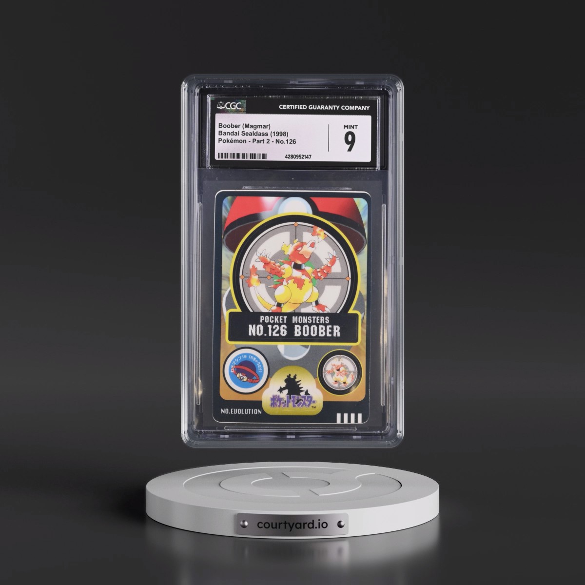 1998 Pokémon - Part 2 #126 Boober (Magmar) (CGC 9 MINT)