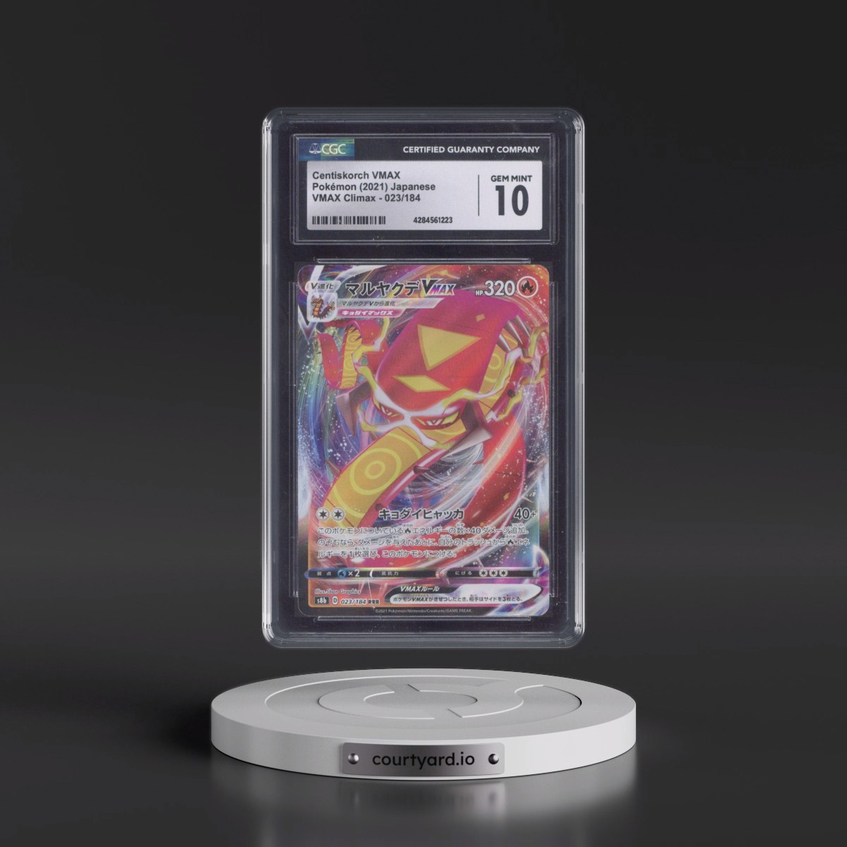2021 VMAX Climax #023/184 Centiskorch VMAX - Holo (CGC 10 GEM MINT)