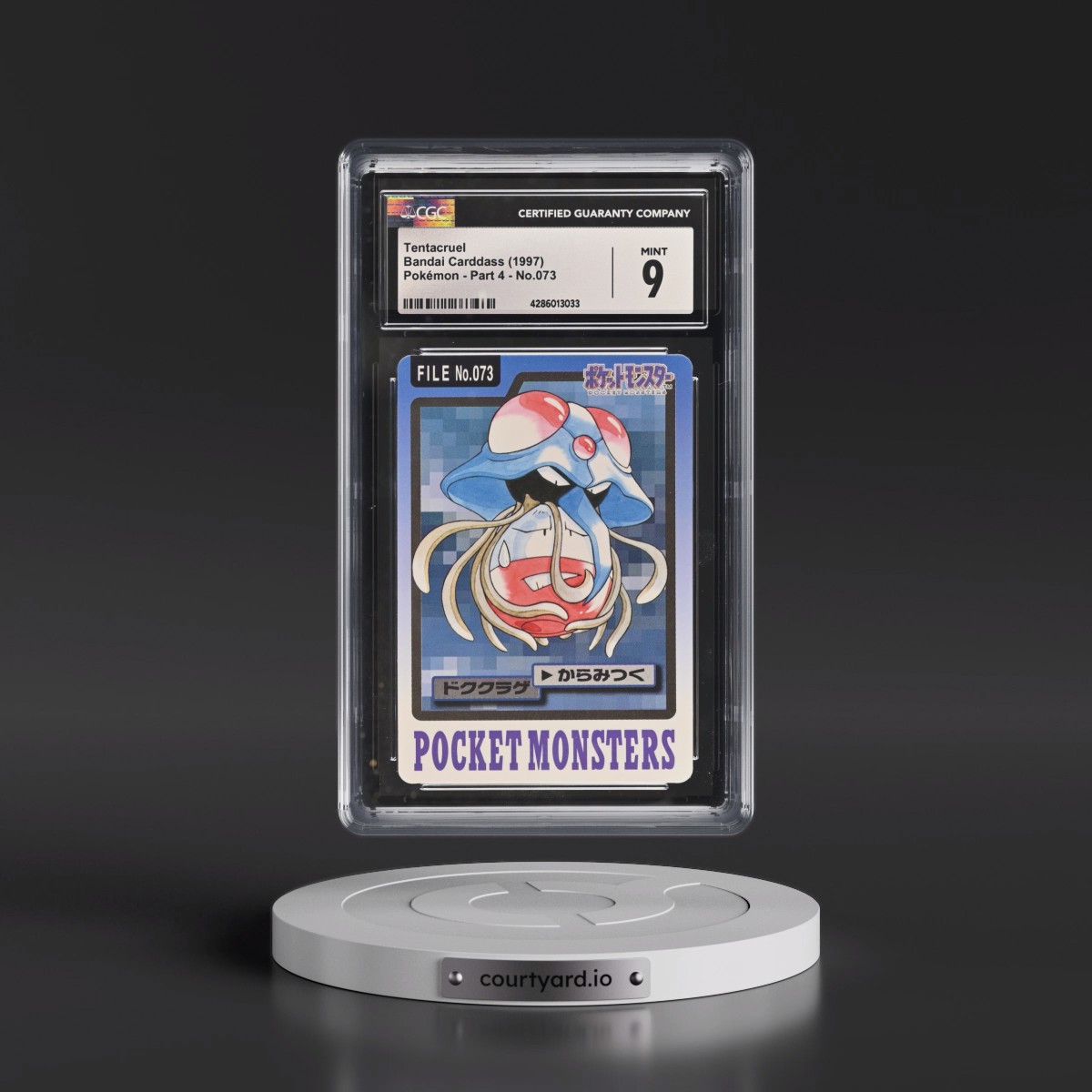 1997 (Pocket Monsters on Bottom) Part 4 #073 Tentacruel (CGC 9 MINT)