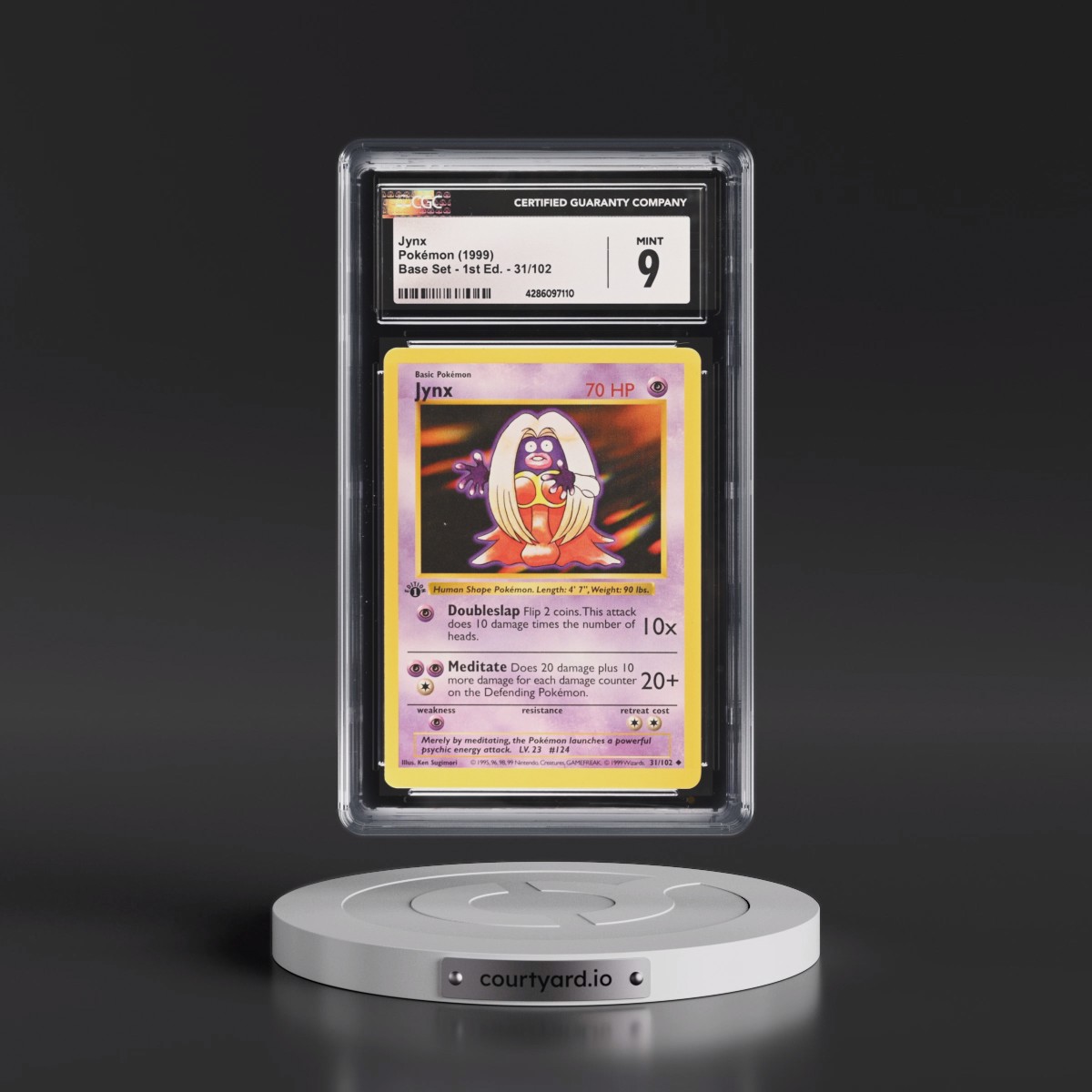 1999 Base Set #31/102 Jynx - 1st Edition (CGC 9 MINT)