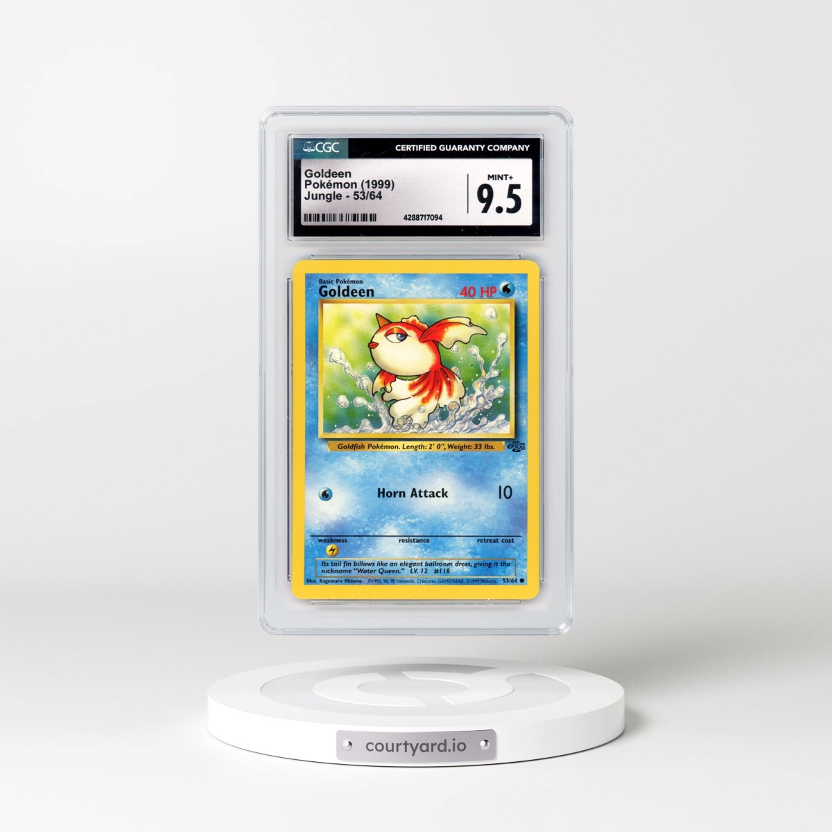 1999 Jungle #53/64 Goldeen (CGC 9.5 MINT+)