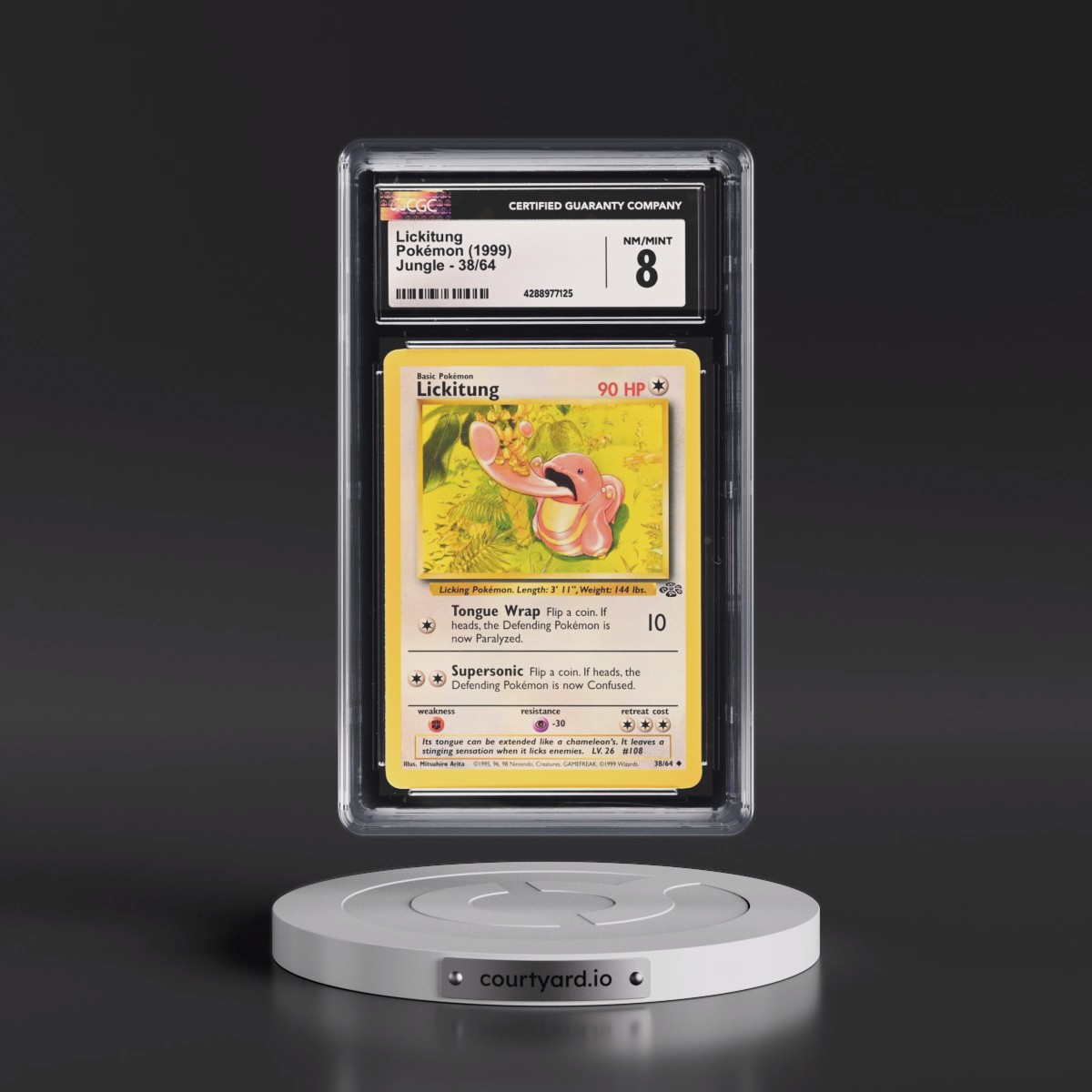 1999 Jungle #38/64 Lickitung (CGC 8 NM-MT)