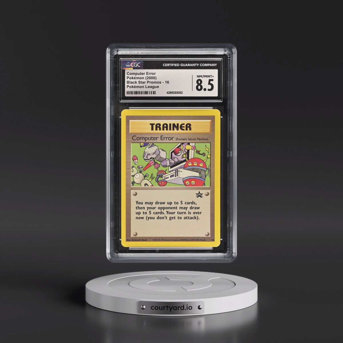 1999 Black Star Promos #16 Computer Error - Pokémon League (CGC 8.5 NM-MT+)