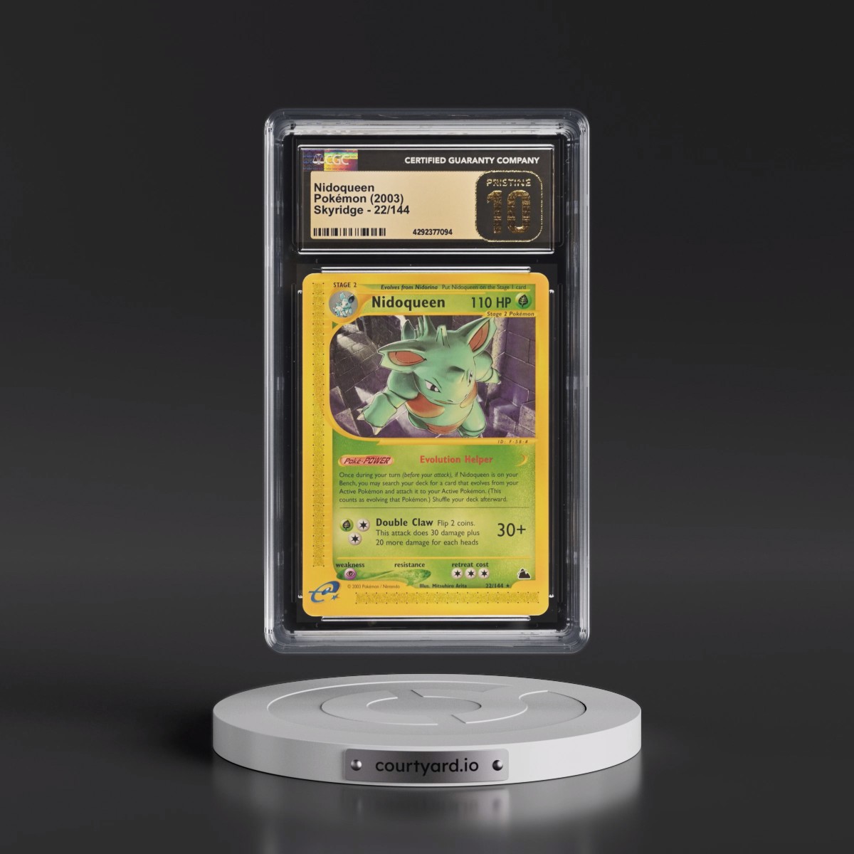 2003 Skyridge #22/144 Nidoqueen (CGC 10 PRISTINE)