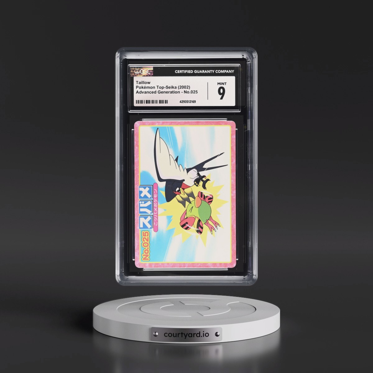 2002 Advanced Generation (Pink Border) #025 Taillow (CGC 9 MINT)