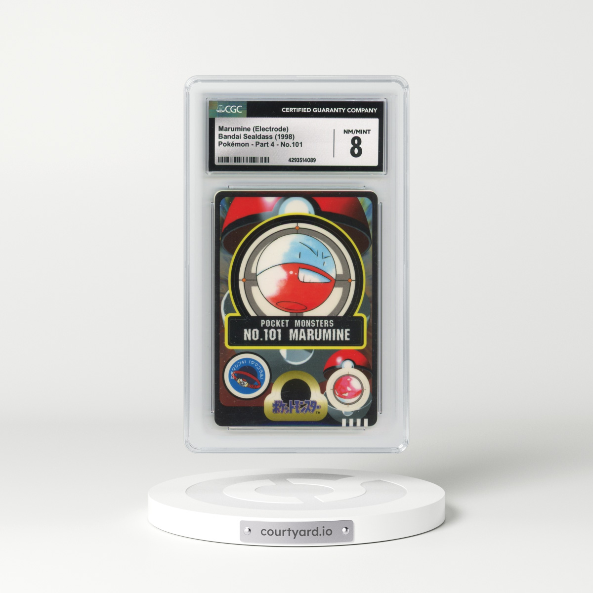 1998 Pokémon - Part 4 #101 Marumine (Electrode) (CGC 8 NM-MT)