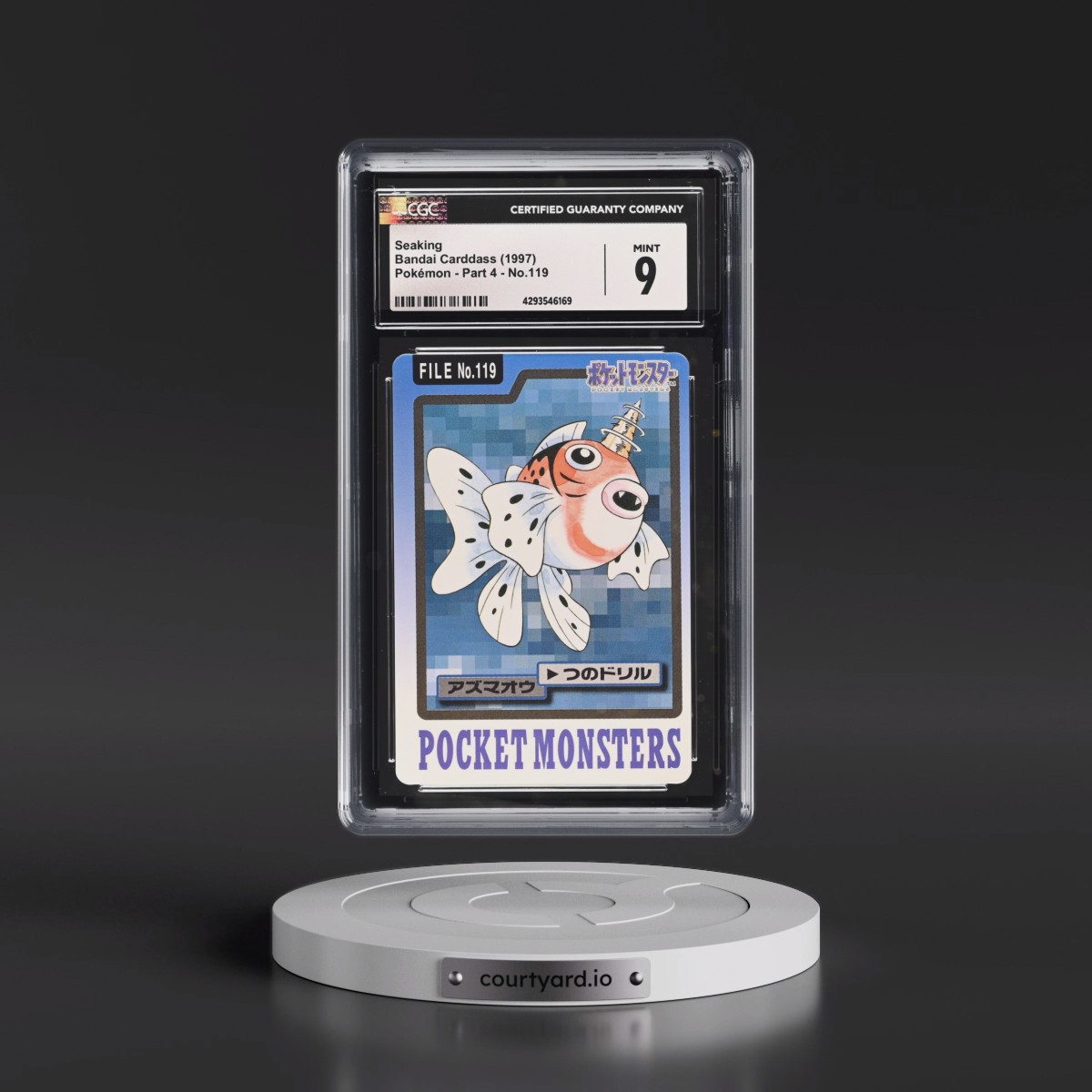 1997 (Pocket Monsters on Bottom) Part 4 #119 Seaking (CGC 9 MINT)