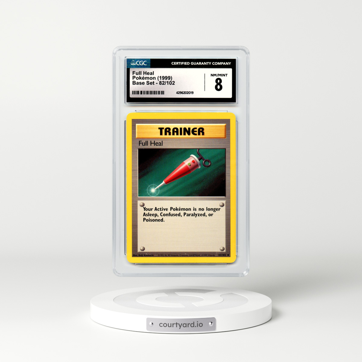 1999 Base Set #82 Full Heal (CGC 8 NM-MT)