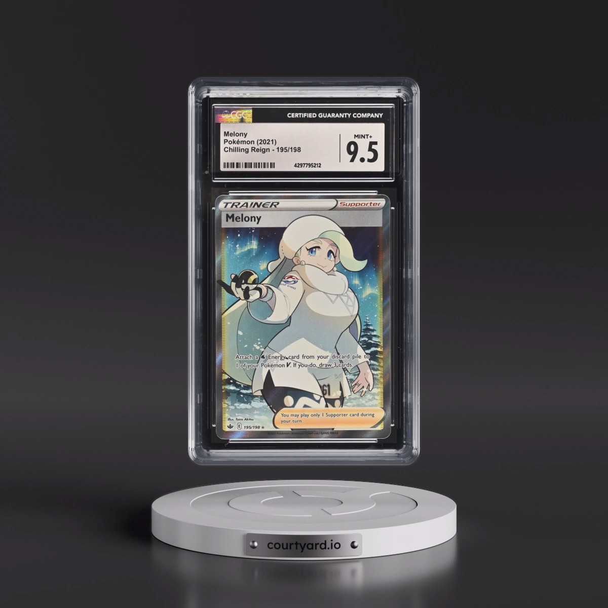 2021 Chilling Reign Melony - Ultra Rare Holo #195/198 CGC 9.5