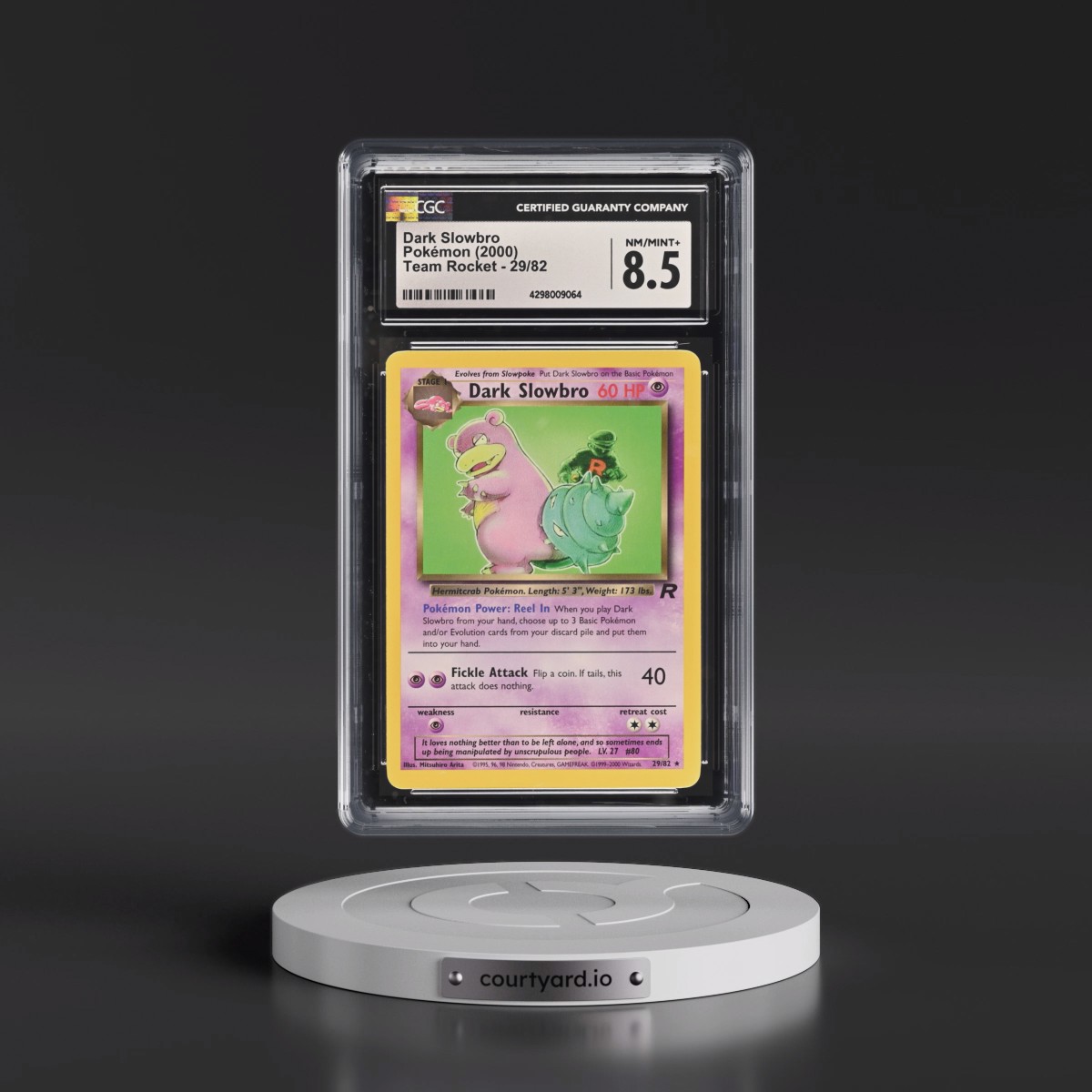 1999 Team Rocket #29/82 Dark Slowbro (CGC 8.5 NM-MT+)