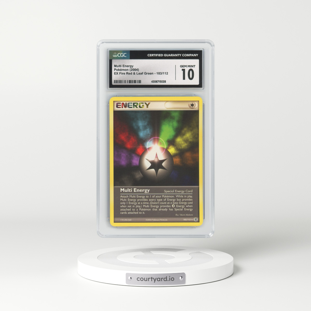 2004 EX FireRed & LeafGreen #103 Multi Energy (CGC 10 GEM MINT)