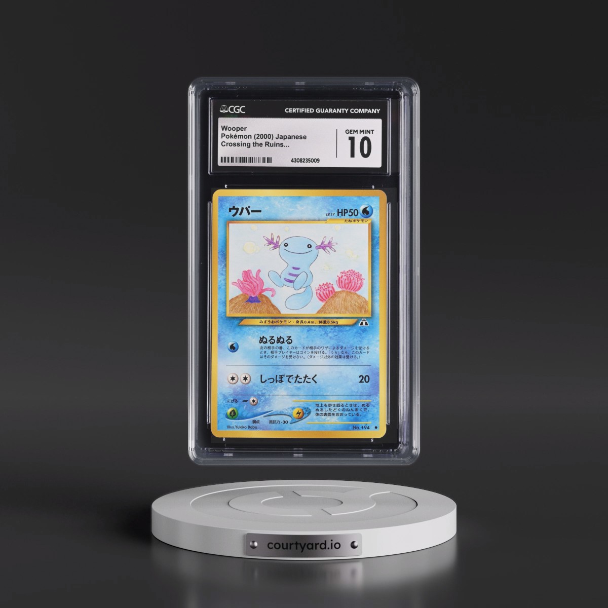 2000 Crossing the Ruins... Wooper (CGC 10 GEM MINT)