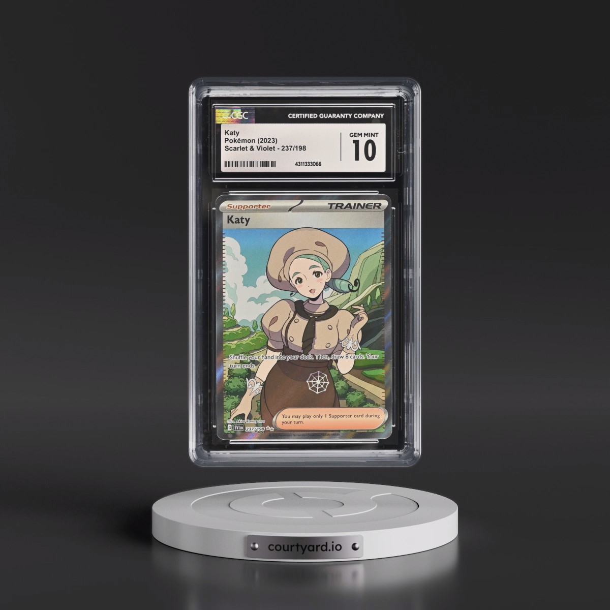 2023 Scarlet & Violet #237/198 Katy - Ultra Rare Holo (CGC 10 GEM MINT)