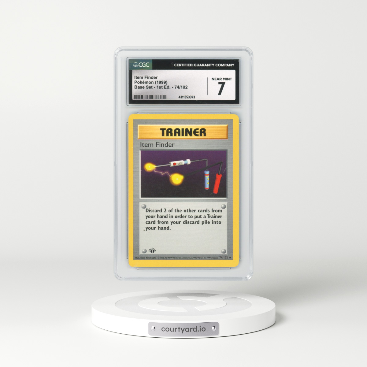 1999 Base Set #74 Item Finder - 1st Edition (CGC 7 NM)