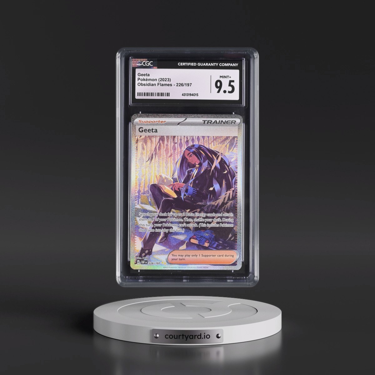 2023 Obsidian Flames - OBF EN #226/197 Geeta - Special Illustration Rare (Holo) (CGC 9.5 MINT+)