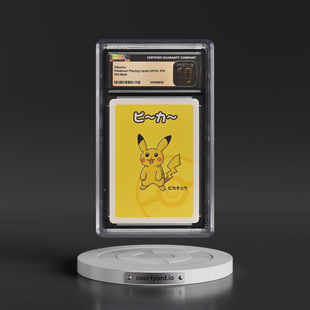 2019 Old Maid (Red Back) Pikachu CGC 10