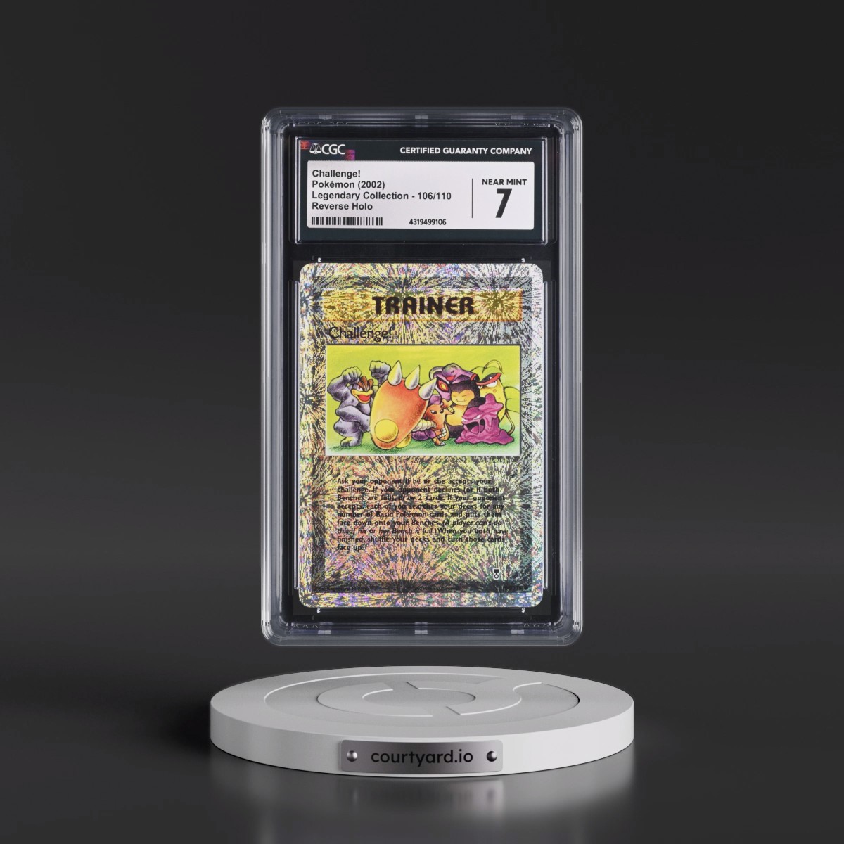 2002 Legendary Collection #106/110 Challenge! - Reverse Holo (CGC 7 NM)