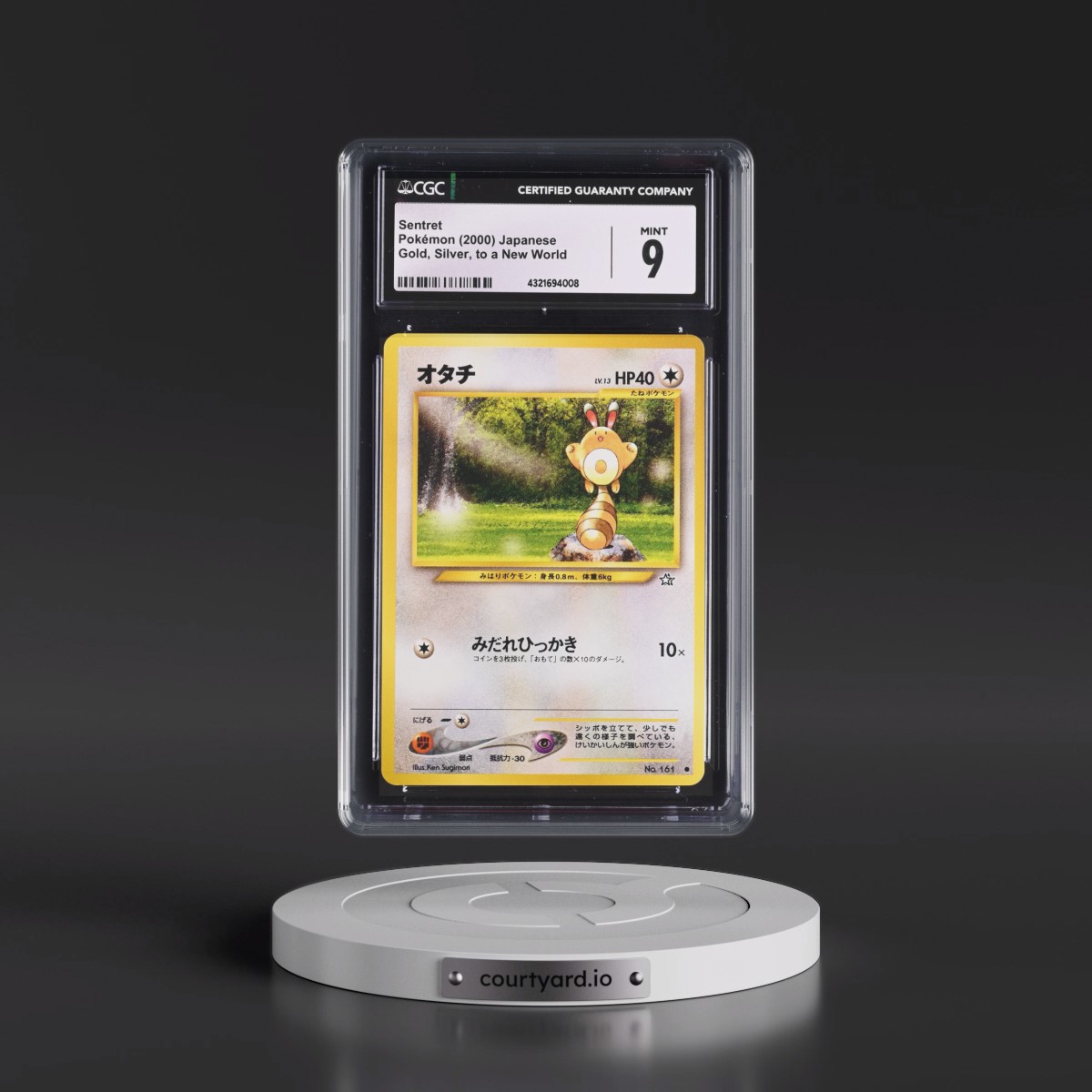 2000 Gold, Silver, to a New World #161 Sentret (CGC 9 MINT)