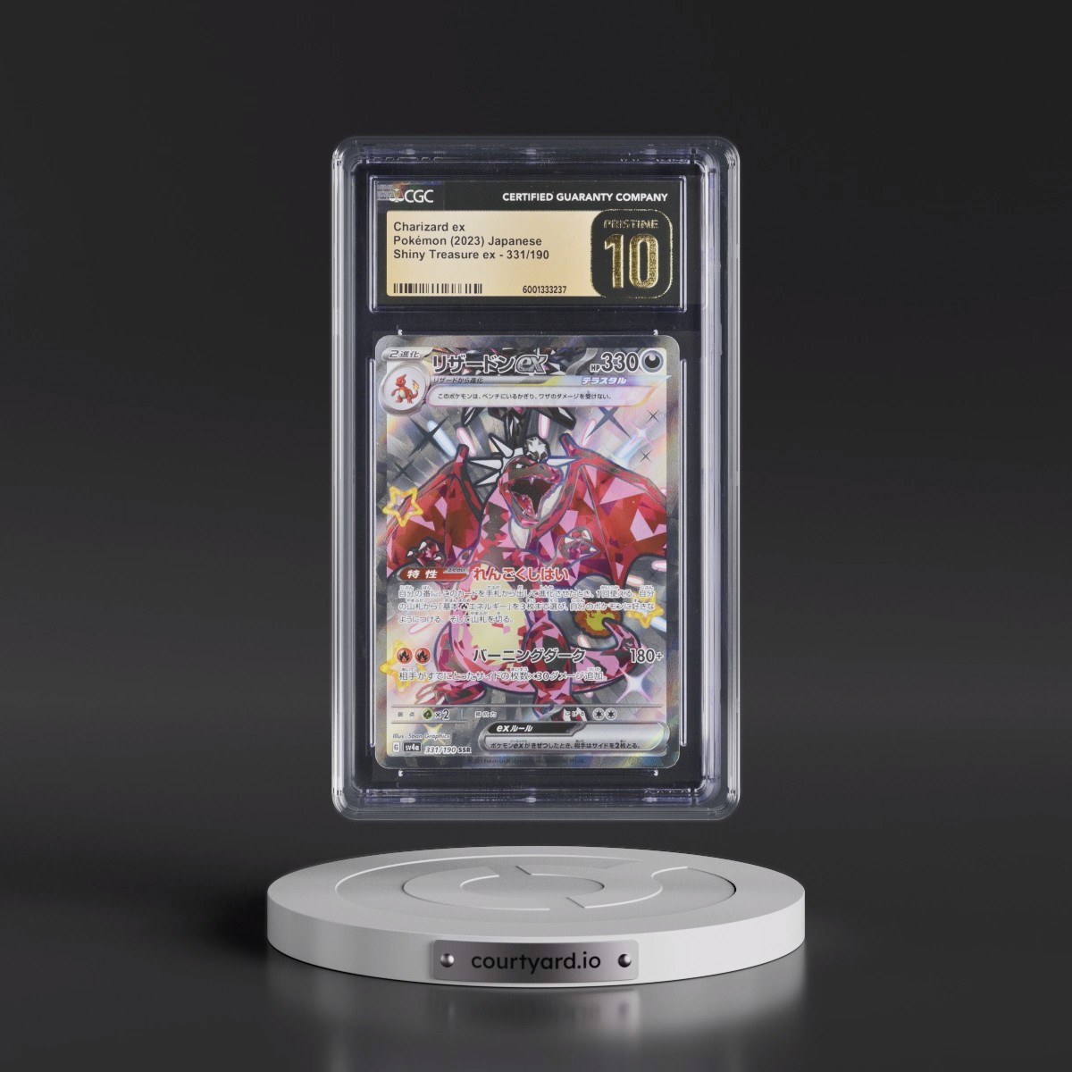 2023 Shiny Treasure ex #331/190 Charizard ex - Shiny Super Rare Holo (CGC 10 PRISTINE)
