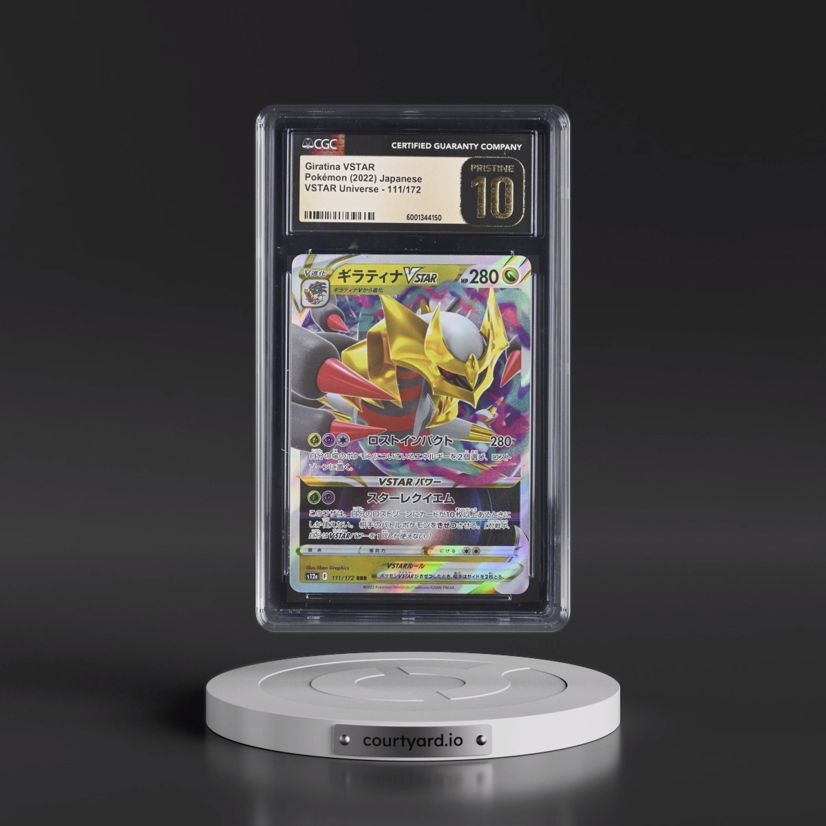 2022 VSTAR Universe #111/172 Giratina VSTAR - Holo (CGC 10 PRISTINE)