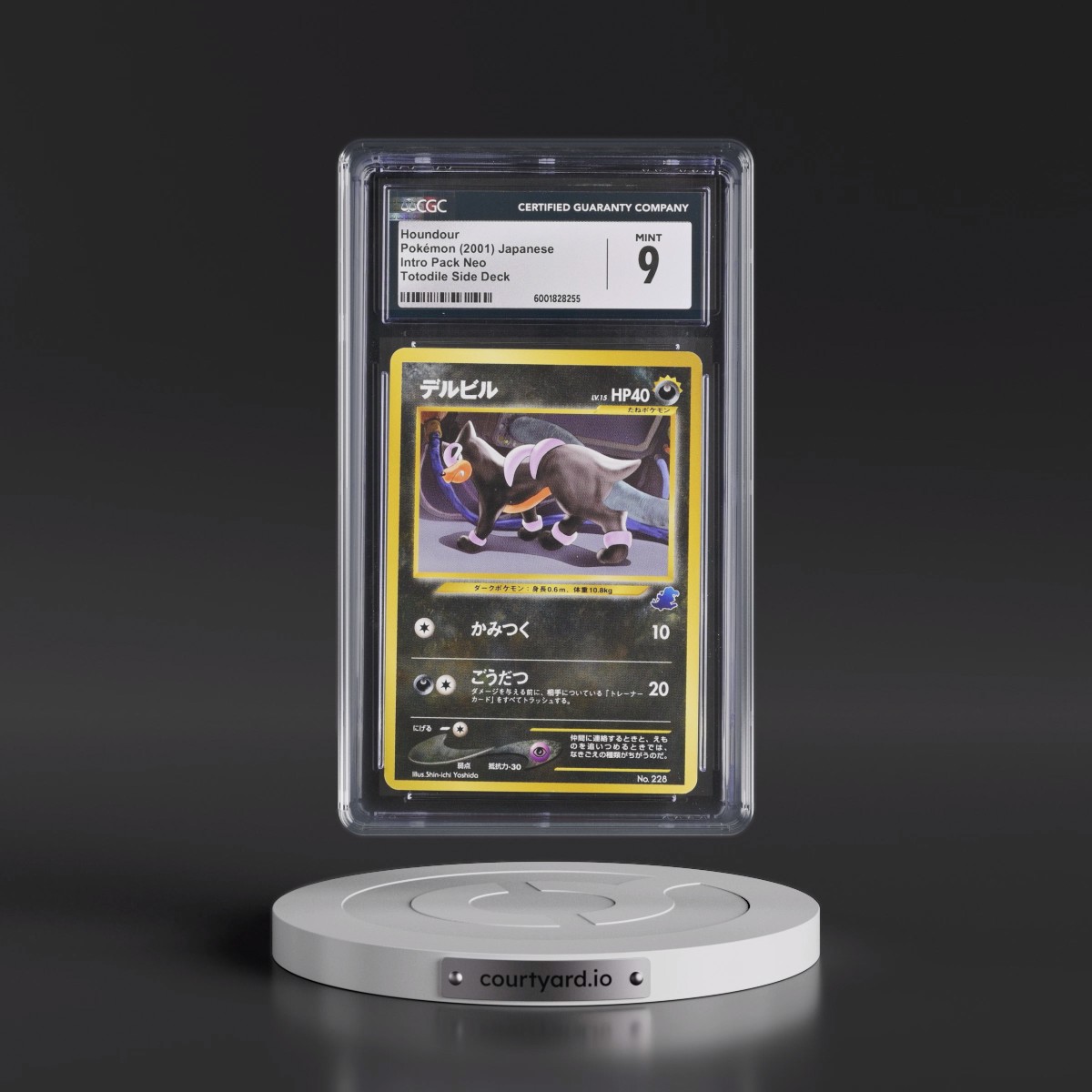 2001 Intro Pack Neo Houndour - Totodile Side Deck (CGC 9 MINT)