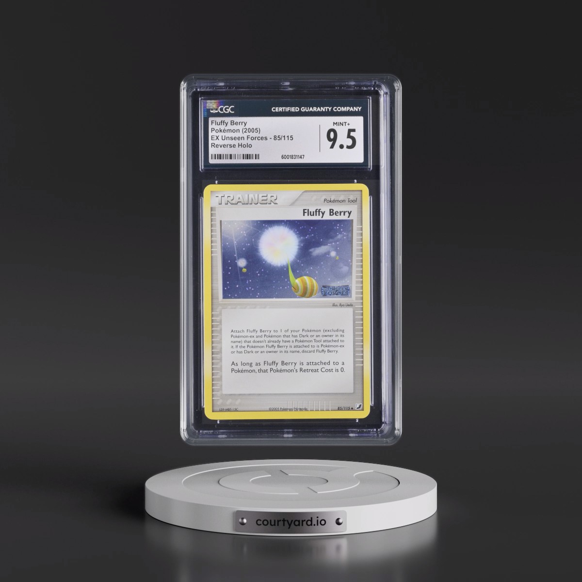 2005 EX Unseen Forces #85/115 Fluffy Berry - Reverse Holo (CGC 9.5 MINT+)