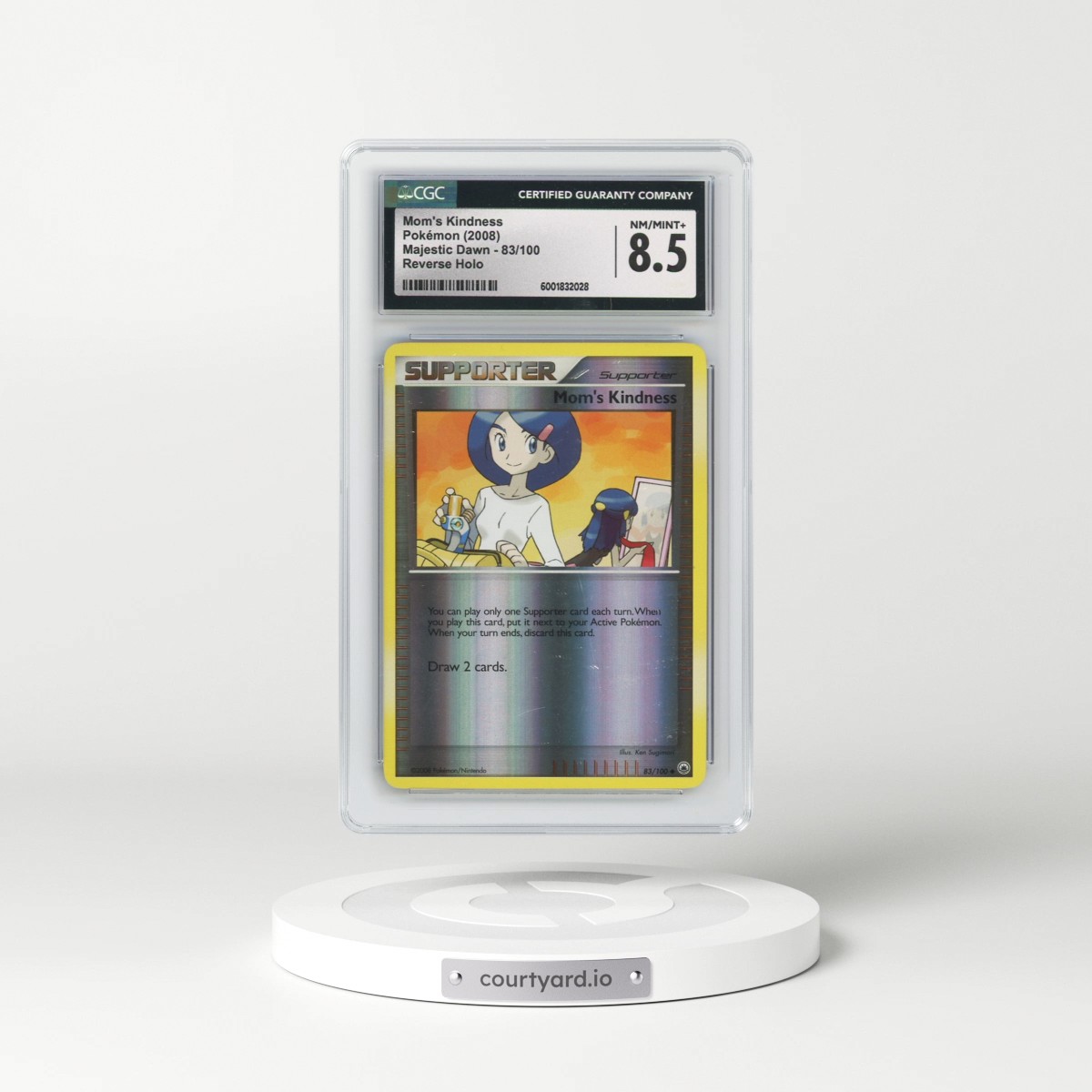 2008 Majestic Dawn #83/100 Mom's Kindness - Reverse Holo (CGC 8.5 NM-MT+)