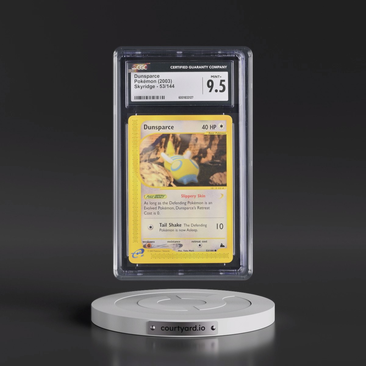 2003 Skyridge #53/144 Dunsparce (CGC 9.5 MINT+)