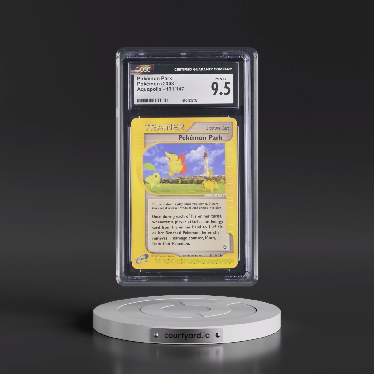 2003 Aquapolis #131/147 Pokémon Park (CGC 9.5 MINT+)