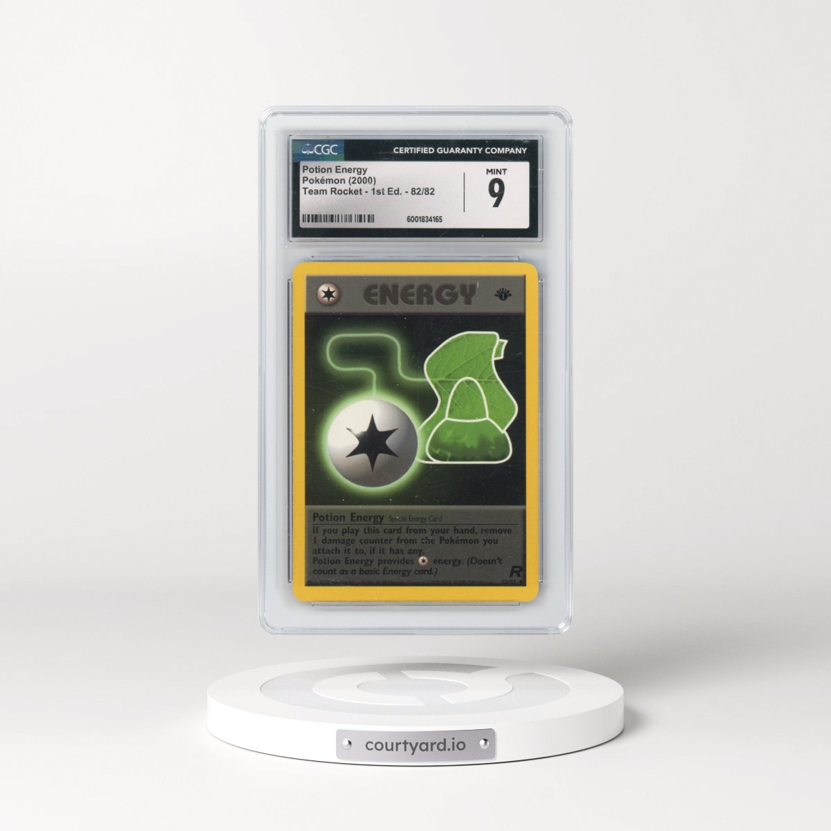 2000 Team Rocket #82/82 Potion Energy - 1st Edition 1st Edition (CGC 9 MINT)