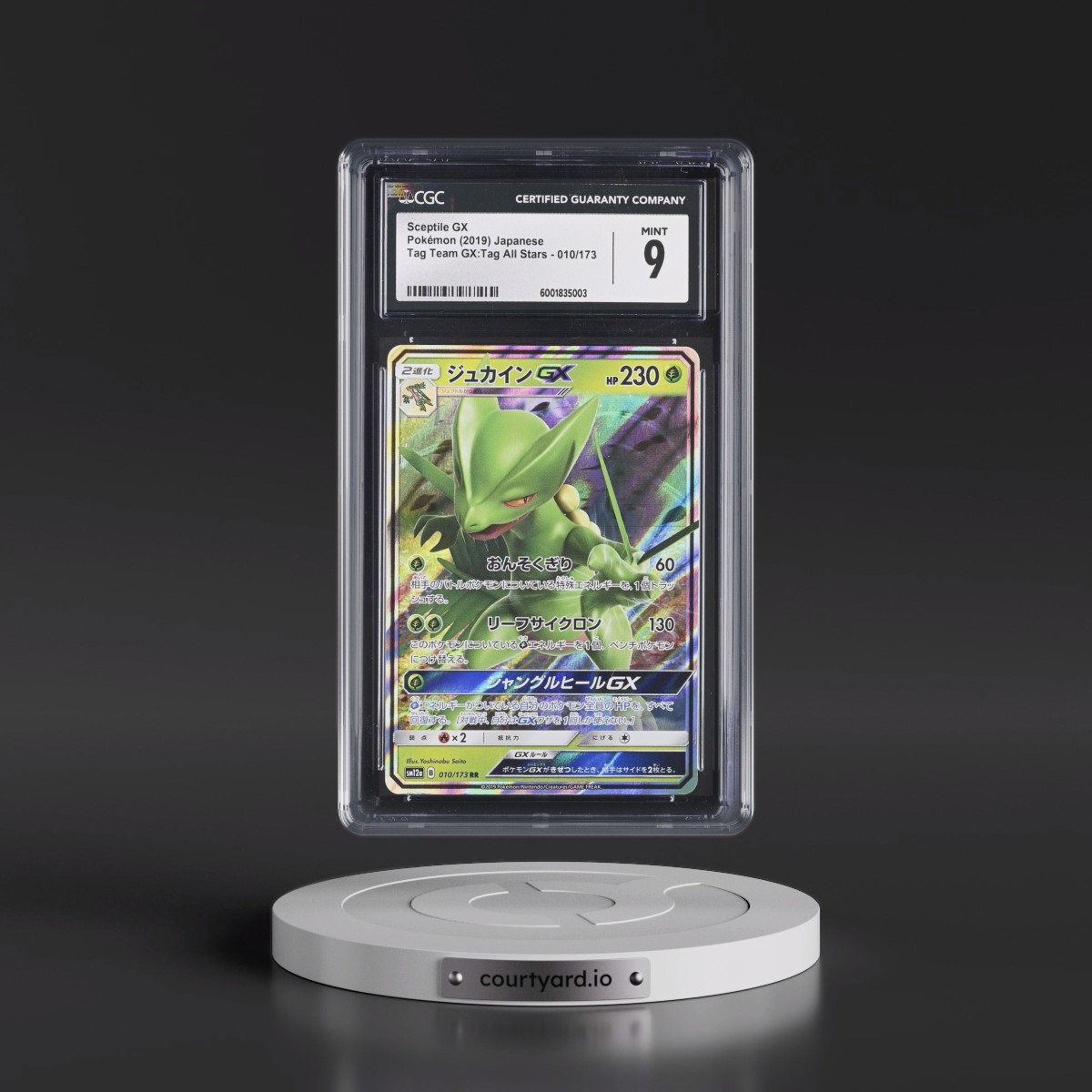 2019 Tag Team GX: Tag All Stars #010/173 Sceptile GX - Holo (CGC 9 MINT)
