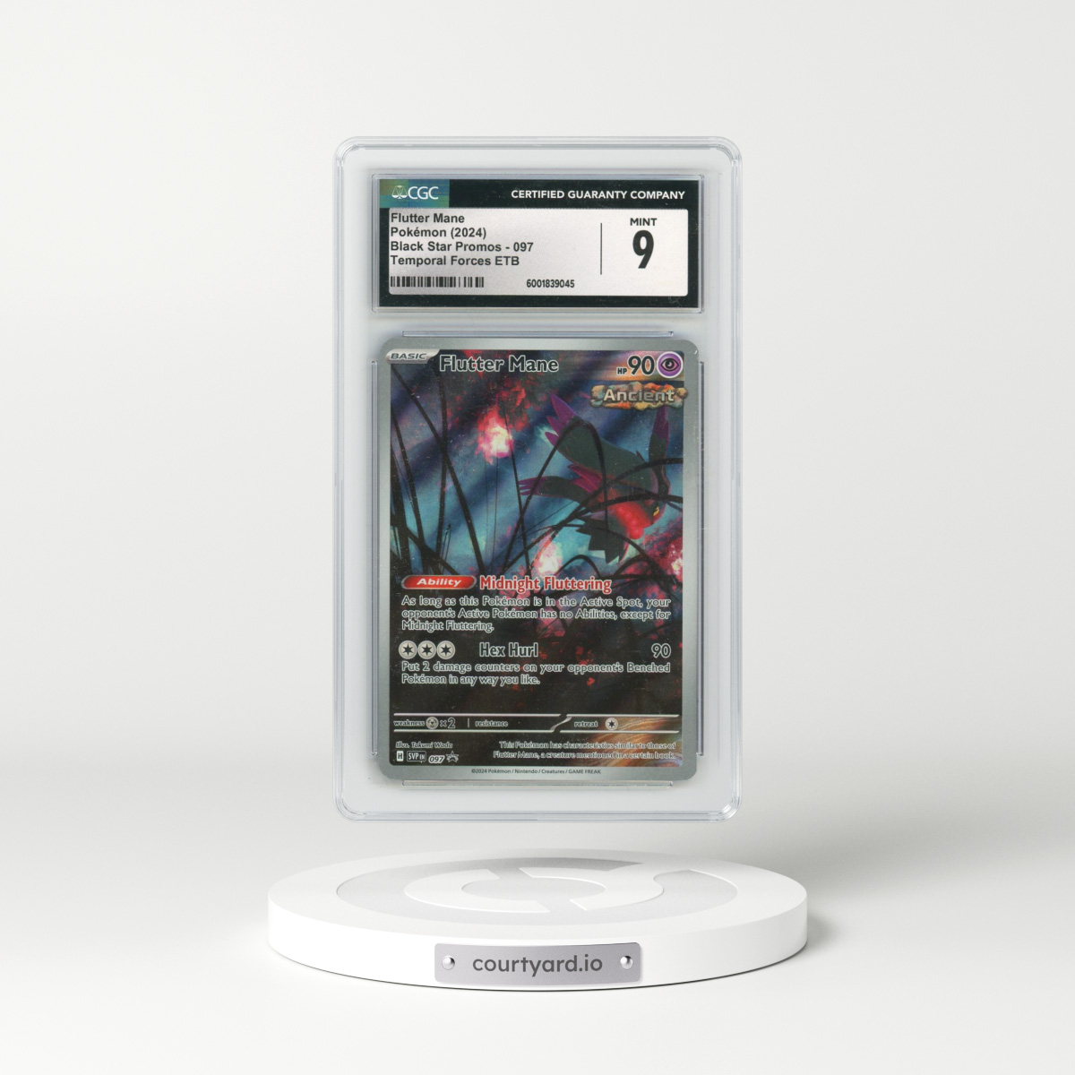 2023 Black Star Promos - Scarlet & Violet SVP EN #097 Flutter Mane - Temporal Forces ETB (CGC 9 MINT)