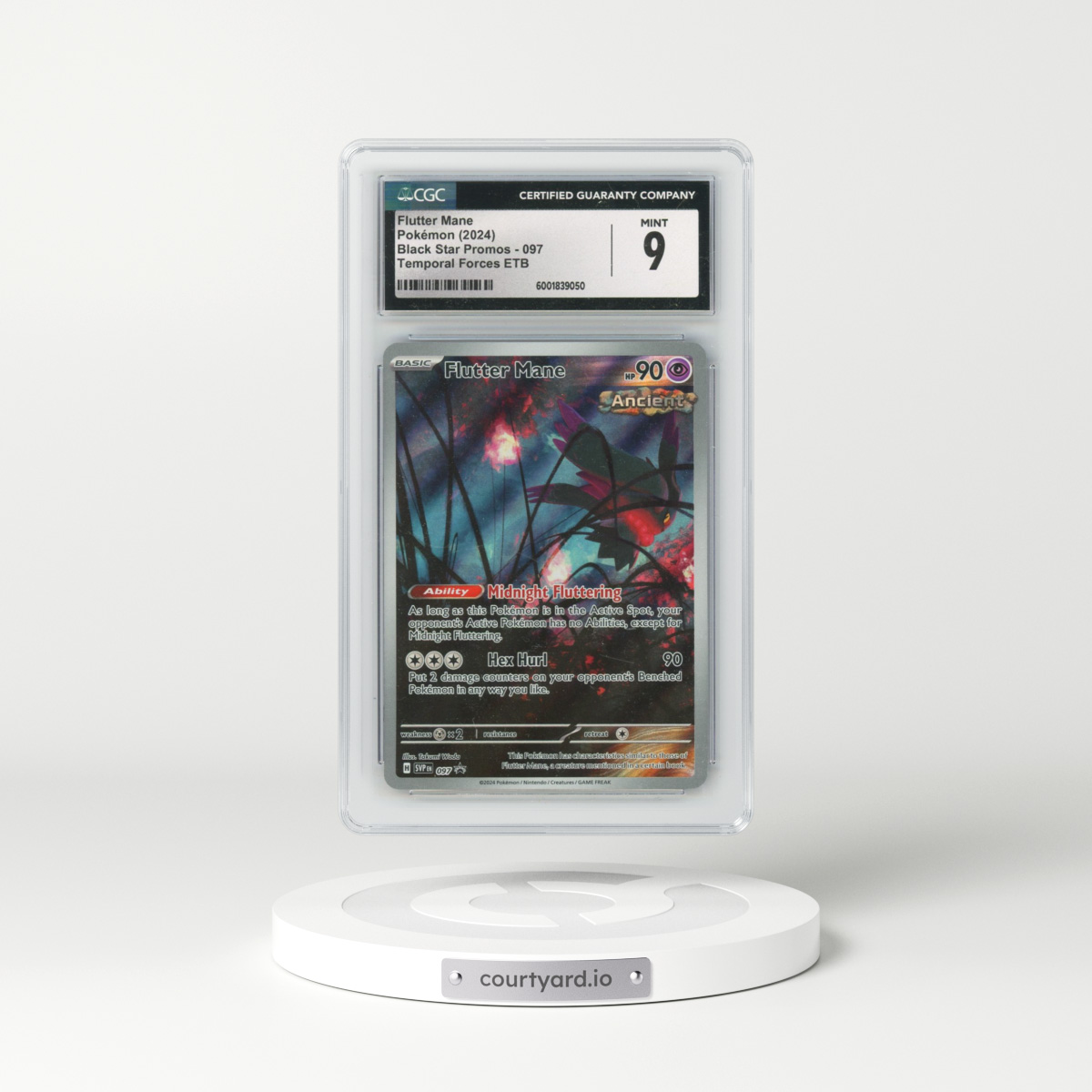 2023 Black Star Promos - Scarlet & Violet SVP EN #097 Flutter Mane - Temporal Forces ETB (CGC 9 MINT)