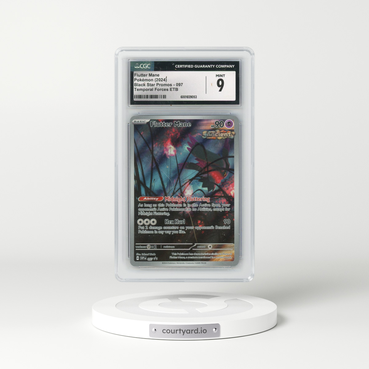 2023 Black Star Promos - Scarlet & Violet SVP EN #097 Flutter Mane - Temporal Forces ETB (CGC 9 MINT)