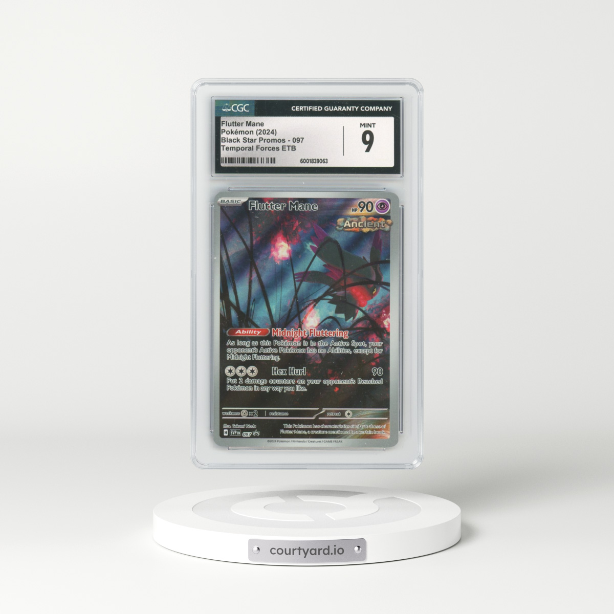 2023 Black Star Promos - Scarlet & Violet SVP EN #097 Flutter Mane - Temporal Forces ETB (CGC 9 MINT)