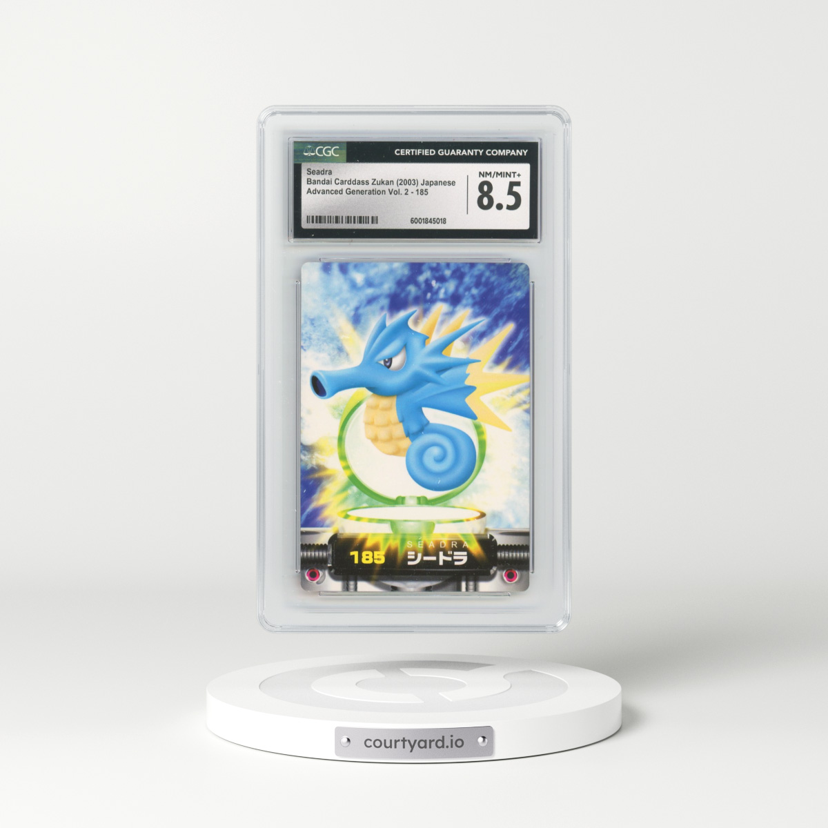 2003 Advanced Generation Vol. 2 #185 Seadra (CGC 8.5 NM-MT+)