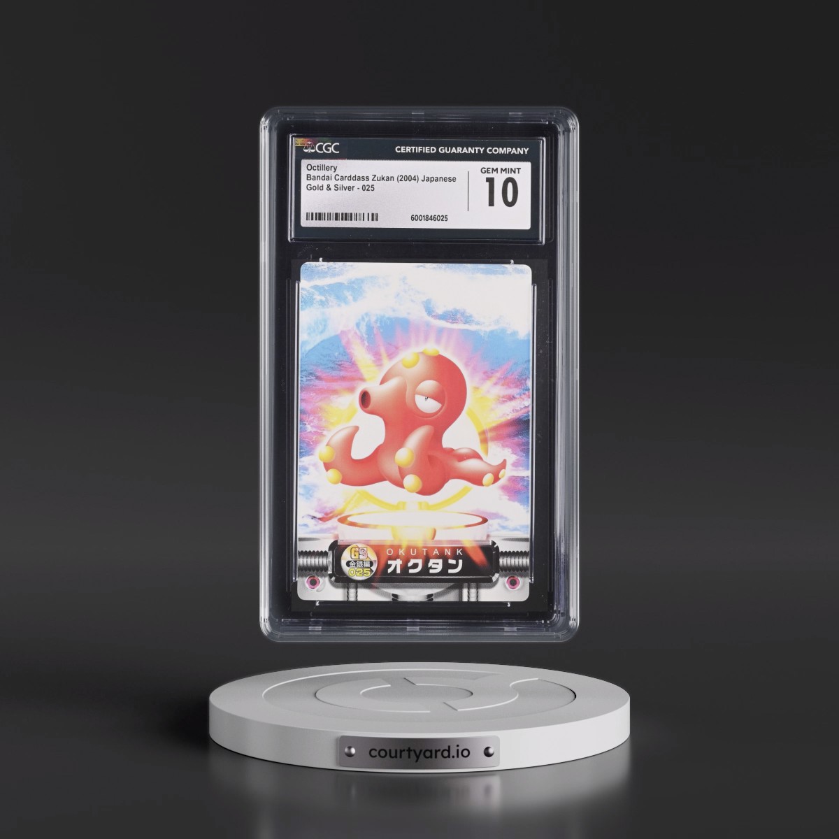 2004 Gold & Silver #025 Octillery (CGC 10 GEM MINT)