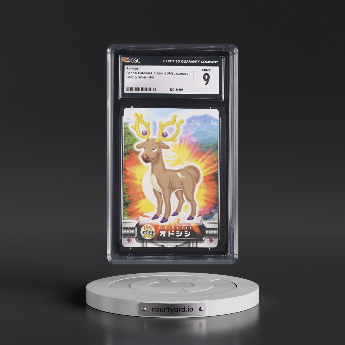 2004 Gold & Silver #042 Stantler (CGC 9 MINT)