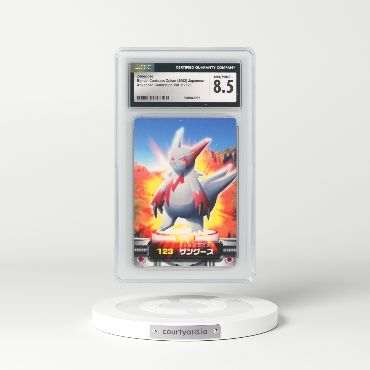 2003 Advanced Generation Vol. 2 #123 Zangoose (CGC 8.5 NM-MT+)