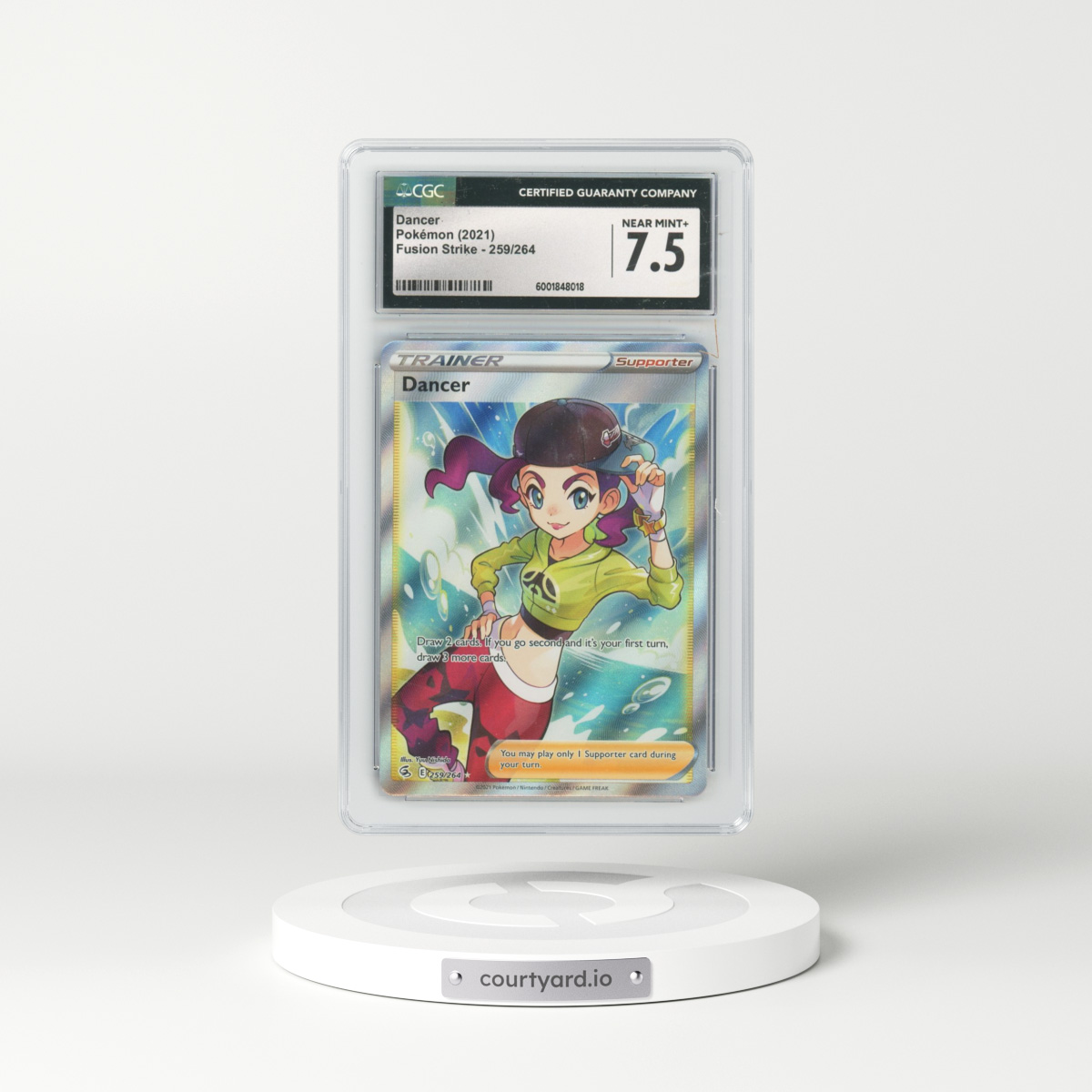 2019 Fusion Strike #259/264 Dancer (CGC 7.5 NM+)
